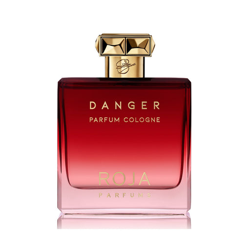 Frasco de Roja Danger Pour Homme Parfum Cologne 100 ml, diseño vibrante y robusto.