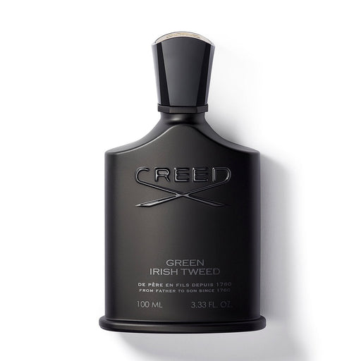 Frasco de Creed Green Irish Tweed Eau de Parfum 100 ml, diseño clásico y refinado